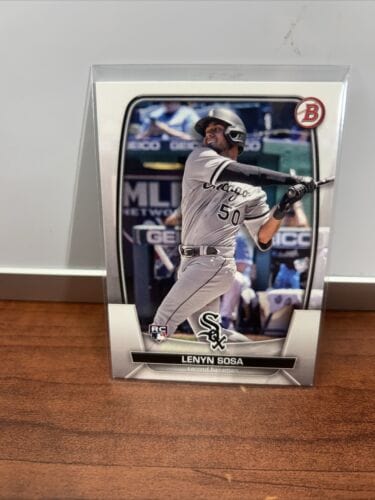 Cheap Sneaks Footwear/Sports Cards Baseball Card Lenyn Sosa 2023 Bowman Rookie Baseball Card #26 Lot(3) Chicago White S