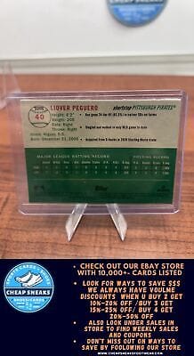 Cheap Sneaks Footwear/Sports Cards Baseball Card Liover Peguero RC 2023 Topps Chrome Platinum Anniversary #40 Pittsburg