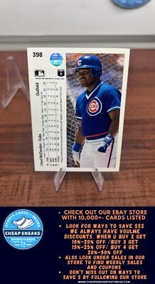 Cheap Sneaks Footwear/Sports Cards Baseball Card Lloyd McClendon 1990 Upper Deck #398 Chicago Cubs