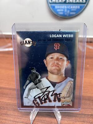 Cheap Sneaks Footwear/Sports Cards Baseball Card Logan Webb 2023 Topps Chrome Platinum Anniversary #370 San Francisco G