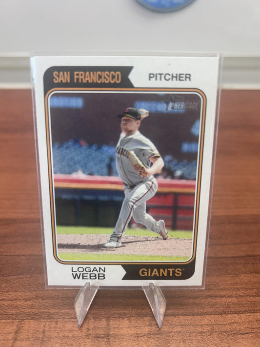 Cheap Sneaks Footwear/Sports Cards Baseball Card Logan Webb 2023 Topps Heritage #387 San Francisco Giants