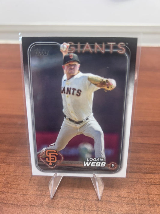 Cheap Sneaks Footwear/Sports Cards Baseball Card Logan Webb 2024 Topps #4 San Francisco Giants