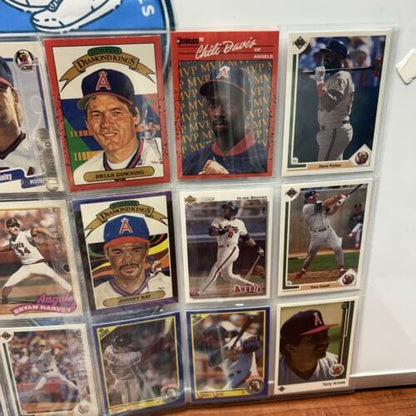 Cheap Sneaks Footwear/Sports Cards Baseball Card Los Angeles Angels 45 Card Lot Assorted Years And Players