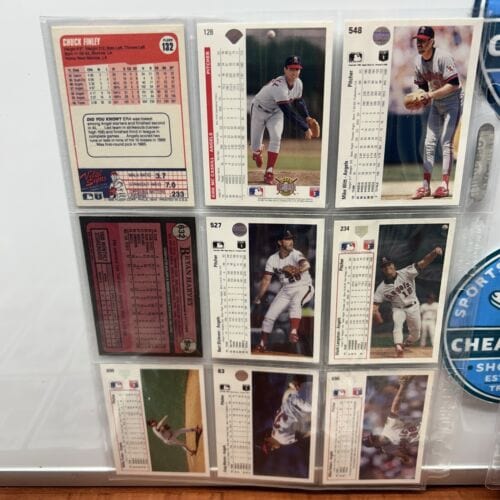 Cheap Sneaks Footwear/Sports Cards Baseball Card Los Angeles Angels 45 Card Lot Assorted Years And Players