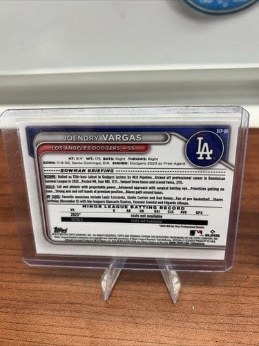 Cheap Sneaks Footwear/Sports Cards Baseball Card Los Angeles Dodgers 2024 Bowman Chrome 2 Card Lot Vargas, George