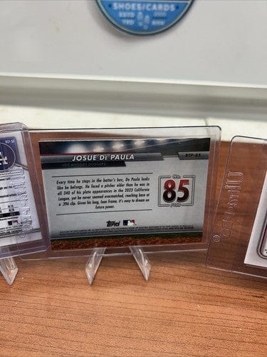 Cheap Sneaks Footwear/Sports Cards Baseball Card Los Angeles Dodgers 2024 Bowman Chrome 3 Card Lot George, Vargas, BTP-