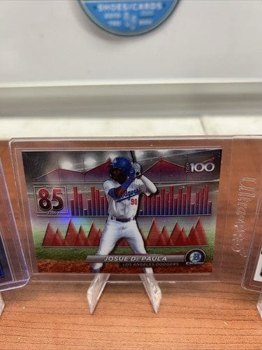 Cheap Sneaks Footwear/Sports Cards Baseball Card Los Angeles Dodgers 2024 Bowman Chrome 3 Card Lot George, Vargas, BTP-