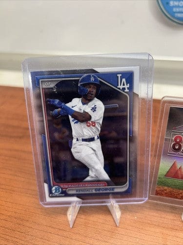 Cheap Sneaks Footwear/Sports Cards Baseball Card Los Angeles Dodgers 2024 Bowman Chrome 3 Card Lot George, Vargas, BTP-