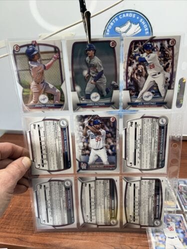 Cheap Sneaks Footwear/Sports Cards Baseball Card Los Angeles Dodgers 31 Card Lot 2023/2024 Bowman Chrome/Bowman
