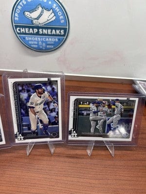 Cheap Sneaks Footwear/Sports Cards Baseball Card Los Angeles Dodgers Lot Will Smith, Chris Taylor 2025 Topps Series 1