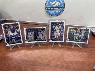 Cheap Sneaks Footwear/Sports Cards Baseball Card Los Angeles Dodgers Lot Will Smith, Chris Taylor 2025 Topps Series 1
