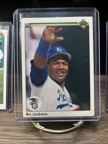 Cheap Sneaks Footwear/Sports Cards Baseball Card LOT OF 3 - Bo Jackson 1990 Upper Deck Kansas City Royals baseball card