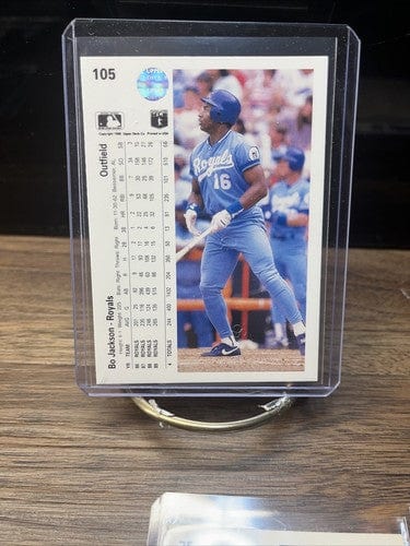 Cheap Sneaks Footwear/Sports Cards Baseball Card LOT OF 3 - Bo Jackson 1990 Upper Deck Kansas City Royals baseball card