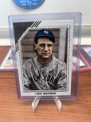Cheap Sneaks Footwear/Sports Cards Baseball Card Lou Gehrig 2022 Topps Gallery #110 New York Yankees