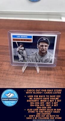 Cheap Sneaks Footwear/Sports Cards Baseball Card Lou Gehrig 2023 Topps Archives #18 New York Yankees