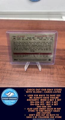 Cheap Sneaks Footwear/Sports Cards Baseball Card Lou Gehrig 2023 Topps Archives #18 New York Yankees