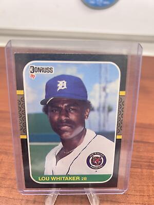 Cheap Sneaks Footwear/Sports Cards Baseball Card Lou Whitaker 1987 Donruss #107 Detroit Tigers