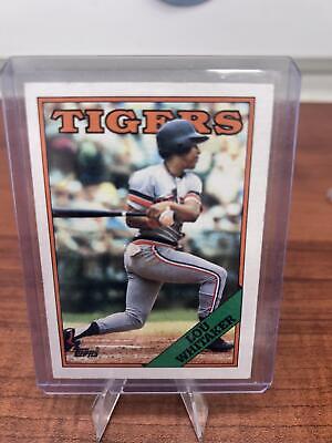 Cheap Sneaks Footwear/Sports Cards Baseball Card Lou Whitaker 1988 Topps #770 Detroit Tigers