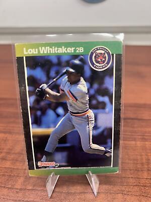 Cheap Sneaks Footwear/Sports Cards Baseball Card Lou Whitaker 1989 Donruss #298a Detroit Tigers