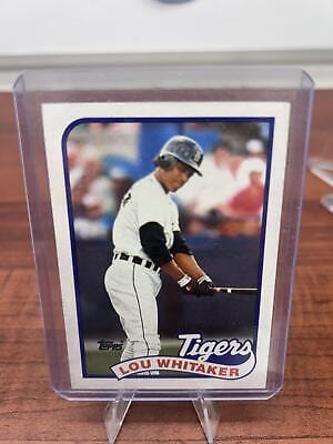 Cheap Sneaks Footwear/Sports Cards Baseball Card Lou Whitaker 1989 Topps #320 Detroit Tigers