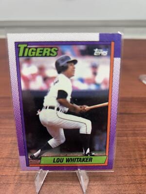 Cheap Sneaks Footwear/Sports Cards Baseball Card Lou Whitaker 1990 Topps #280 Detroit Tigers