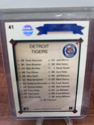 Cheap Sneaks Footwear/Sports Cards Baseball Card Lou Whitaker 1990 Upper Deck #41 Detroit Tigers