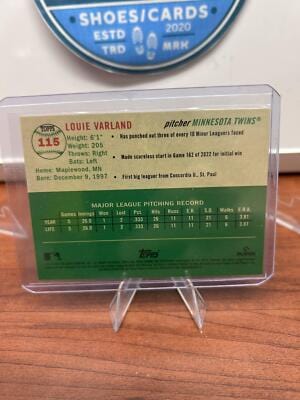 Cheap Sneaks Footwear/Sports Cards Baseball Card Louie Varland RC 2023 Topps Chrome Platinum AnniveBlue Prism Refractor