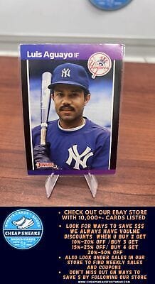Cheap Sneaks Footwear/Sports Cards Baseball Card Luis Aguayo 1989 Donruss #551 New York Yankees
