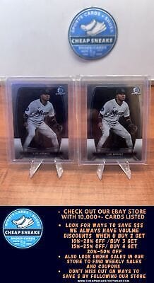 Cheap Sneaks Footwear/Sports Cards Baseball Card Luis Arraez 2023 Bowman Chrome #87 Marlins + Bonus Card