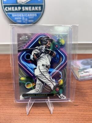 Cheap Sneaks Footwear/Sports Cards Baseball Card Luis Arraez 2023 Topps Cosmic Chrome #90 Miami Marlins