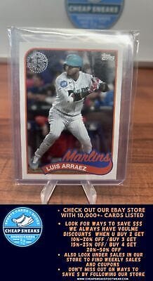 Cheap Sneaks Footwear/Sports Cards Baseball Card Luis Arraez 2024 Topps 1989 Topps Baseball 35th Anniversary #89B-20  M