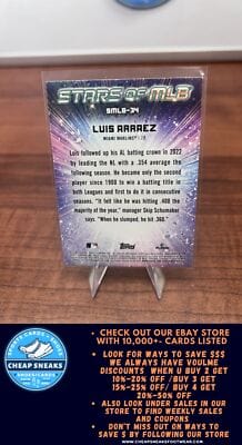 Cheap Sneaks Footwear/Sports Cards Baseball Card Luis Arraez 2024 Topps Stars of MLB #SMLB-34 Miami Marlins