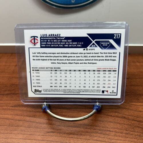 Cheap Sneaks Footwear/Sports Cards Baseball Card Luis Arraez Minnesota Twins 2023 Topps  Series 1 Base #217