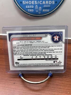 Cheap Sneaks Footwear/Sports Cards Baseball Card Luis Baez 2024 Bowman Chrome Prospects #BCP-66 Houston Astros