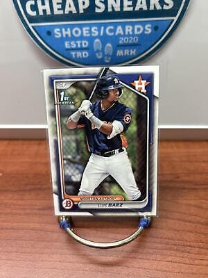 Cheap Sneaks Footwear/Sports Cards Baseball Card Luis Baez 2024 Bowman Prospects #BP-66 Houston Astros