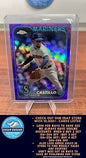 Cheap Sneaks Footwear/Sports Cards Baseball Card Luis Castillo SN 2024 Topps Chrome Purple Logofractor Refractors #129