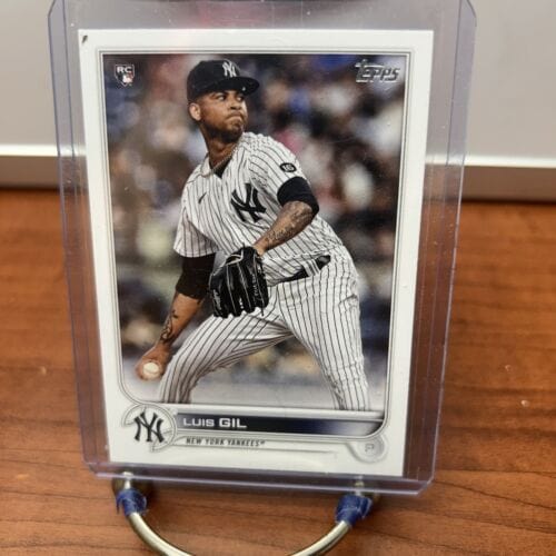 Cheap Sneaks Footwear/Sports Cards Baseball Card Luis Gil Rookie 2022 Topps card 131 New York Yankees RC