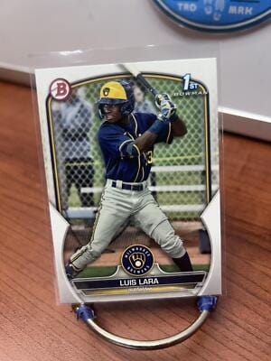 Cheap Sneaks Footwear/Sports Cards Baseball Card Luis Lara 2023 Bowman Prospects #BP-100 Milwaukee Brewers