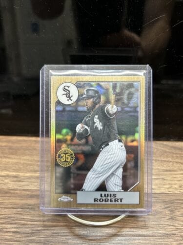 Cheap Sneaks Footwear/Sports Cards Baseball Card Luis Robert 2022 Topps Chrome 1987 Baseball #87BC-12 - Chicago White S