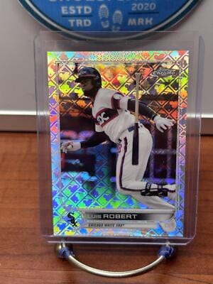 Cheap Sneaks Footwear/Sports Cards Baseball Card Luis Robert 2022 Topps Chrome Logofractor Edition #60 White Sox