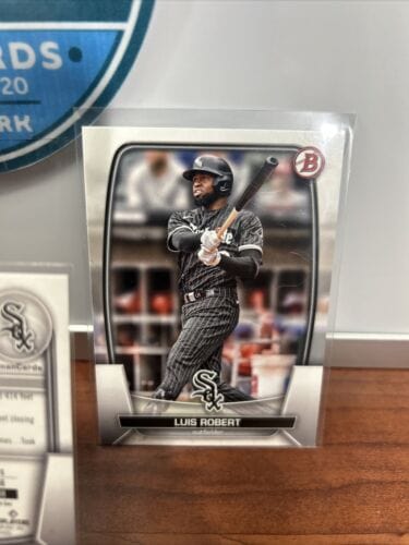 Cheap Sneaks Footwear/Sports Cards Baseball Card Luis Robert 2023 Bowman Base Card Lot (3) Baseball Card #17 Chicago Wh