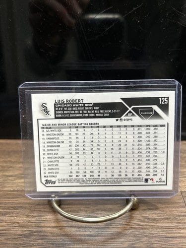 Cheap Sneaks Footwear/Sports Cards Baseball Card Luis Robert 2023 Topps Chrome Sepia Refractor Baseball Card  #125 Whit