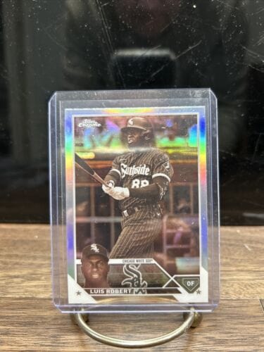 Cheap Sneaks Footwear/Sports Cards Baseball Card Luis Robert 2023 Topps Chrome Sepia Refractor Baseball Card  #125 Whit