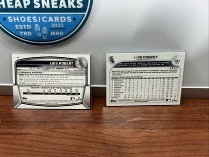 Cheap Sneaks Footwear/Sports Cards Baseball Card Luis Robert Lot (6)2022 Topps Gallery,22,23 Topps Heratige, 23 Bowman