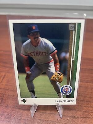 Cheap Sneaks Footwear/Sports Cards Baseball Card Luis Salazar 1989 Upper Deck #136 Detroit Tigers