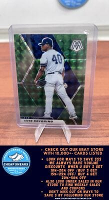 Cheap Sneaks Footwear/Sports Cards Baseball Card Luis Severino 2021 Panini Mosaic Mosaic Green #159 New York Yankees