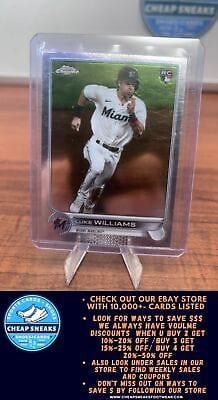 Cheap Sneaks Footwear/Sports Cards Baseball Card Luke Williams RC 2022 Topps Chrome Update #USC75 Miami Marlins
