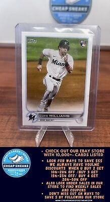Cheap Sneaks Footwear/Sports Cards Baseball Card Luke Williams (RC) 2022 Topps Update #US104 Marlins