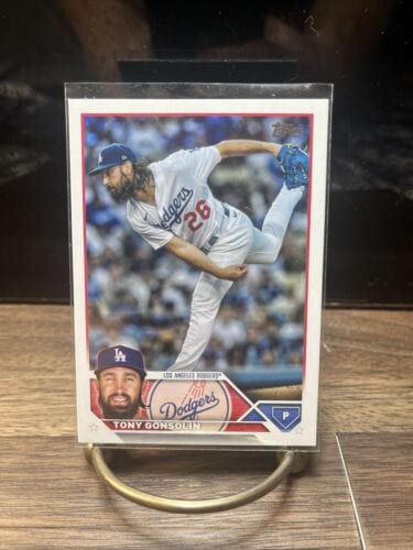 Cheap Sneaks Footwear/Sports Cards Baseball Card M23-9 2023 Topps Series 1 Base Tony Gonsolin Los Angeles Dodgers