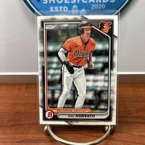 Cheap Sneaks Footwear/Sports Cards Baseball Card Mac Horvath 2024 Bowman Base Prospect #BP-6 Baltimore Orioles MLB Card